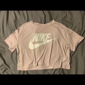 Nike Light Pink Crop Top